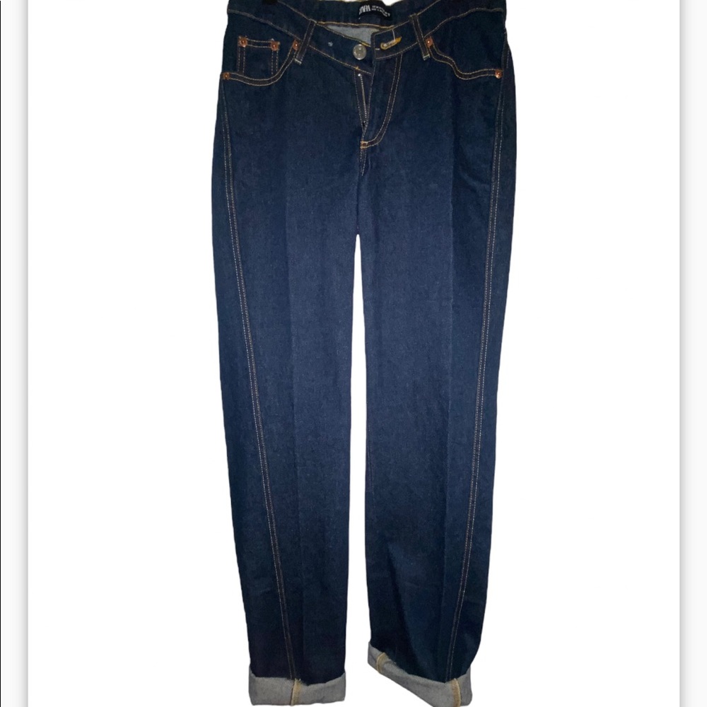 Zara dark blue jeans